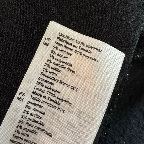 Sandro Gwendoline Tweed Dress Size‎ 36/ US 4 - Picture 12 of 15